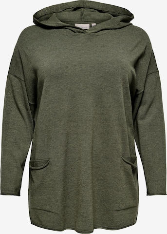 ONLY Carmakoma Sweater 'Cosi' in Green: front