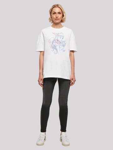 F4NT4STIC Shirt 'Aurora Animals Sketch' in White