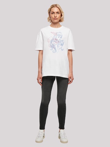 F4NT4STIC Shirt 'Aurora Animals Sketch' in Wit