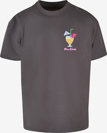 Merchcode Shirt 'Pina Colada' in Grey: front