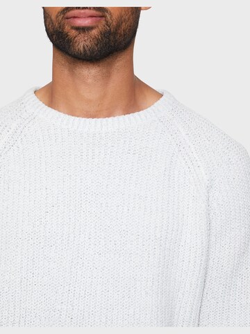 Pull-over 'Grays' Threadbare en blanc