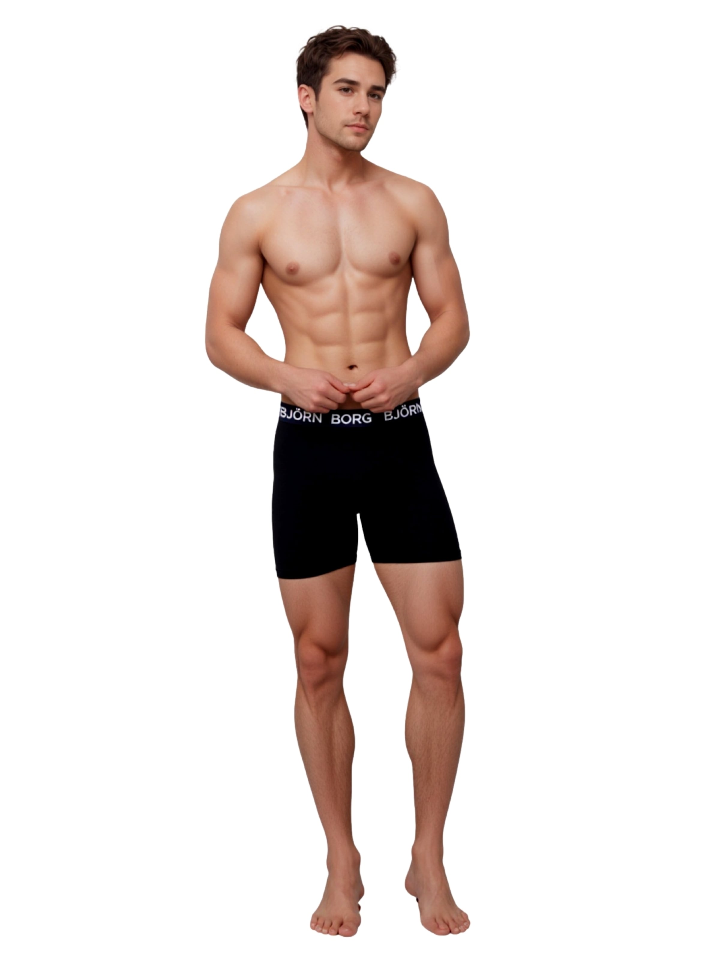 BJÖRN BORG Boksershorts i sort