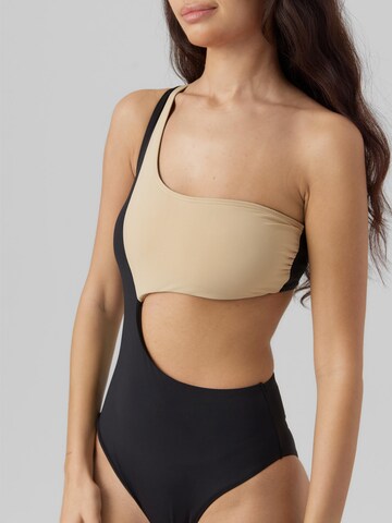 VERO MODA Bralette Swimsuit 'LEAH' in Black