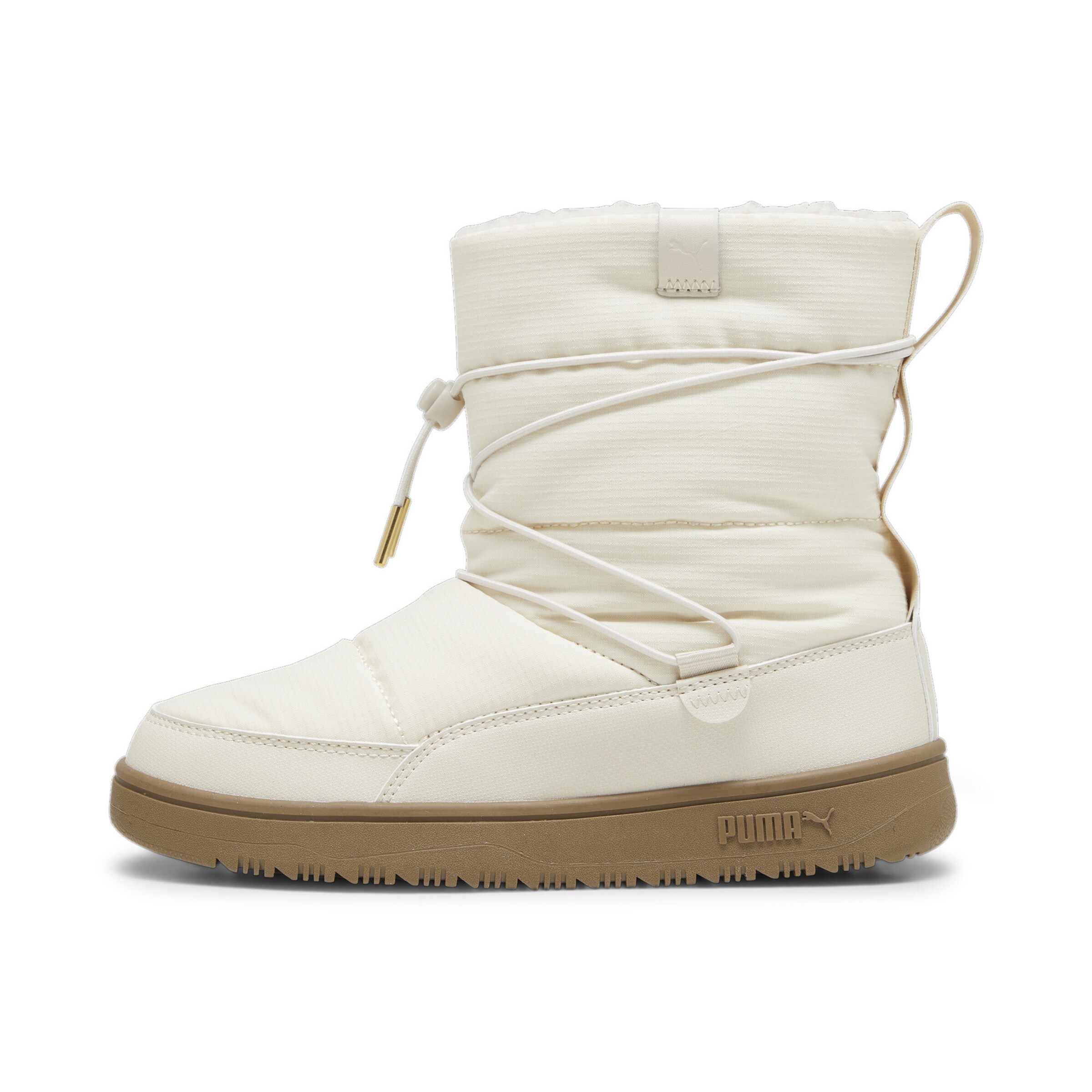 PUMA Snow Boots in Beige: front