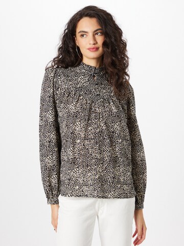 POM Amsterdam Bluse i sort: forside