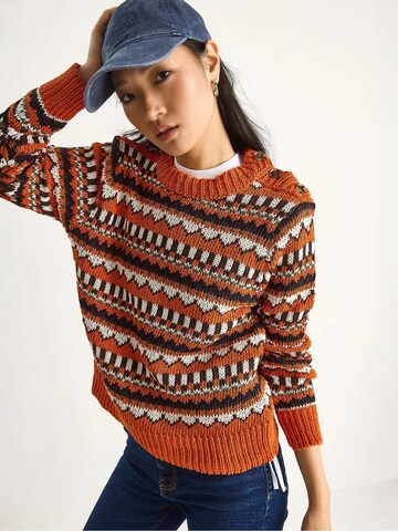 Pull-over 'Pullover' Bianco Lucci en orange