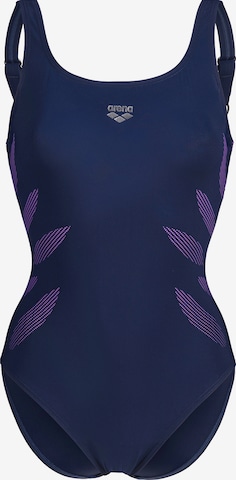 Bustier Maillot de bain modelant 'SHAPEWEAR MILENA C-CUP' ARENA en bleu : devant