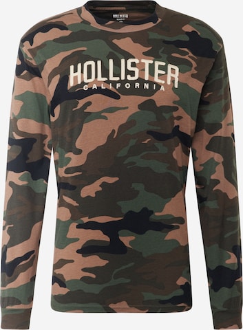 HOLLISTER Μπλουζάκι σε πράσινο: μπροστά