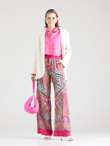 Emily Van Den Bergh Szeroka nogawka Spodnie w kolorze różowy