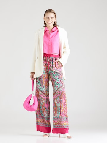 Wide leg Pantaloni di Emily Van Den Bergh in rosa