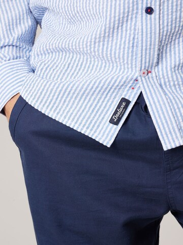Coupe regular Chemise 'Balt' Deeluxe en bleu