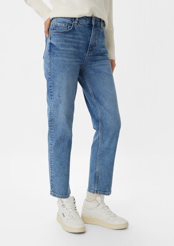 comma casual identity Slimfit Jeans i blå: forside