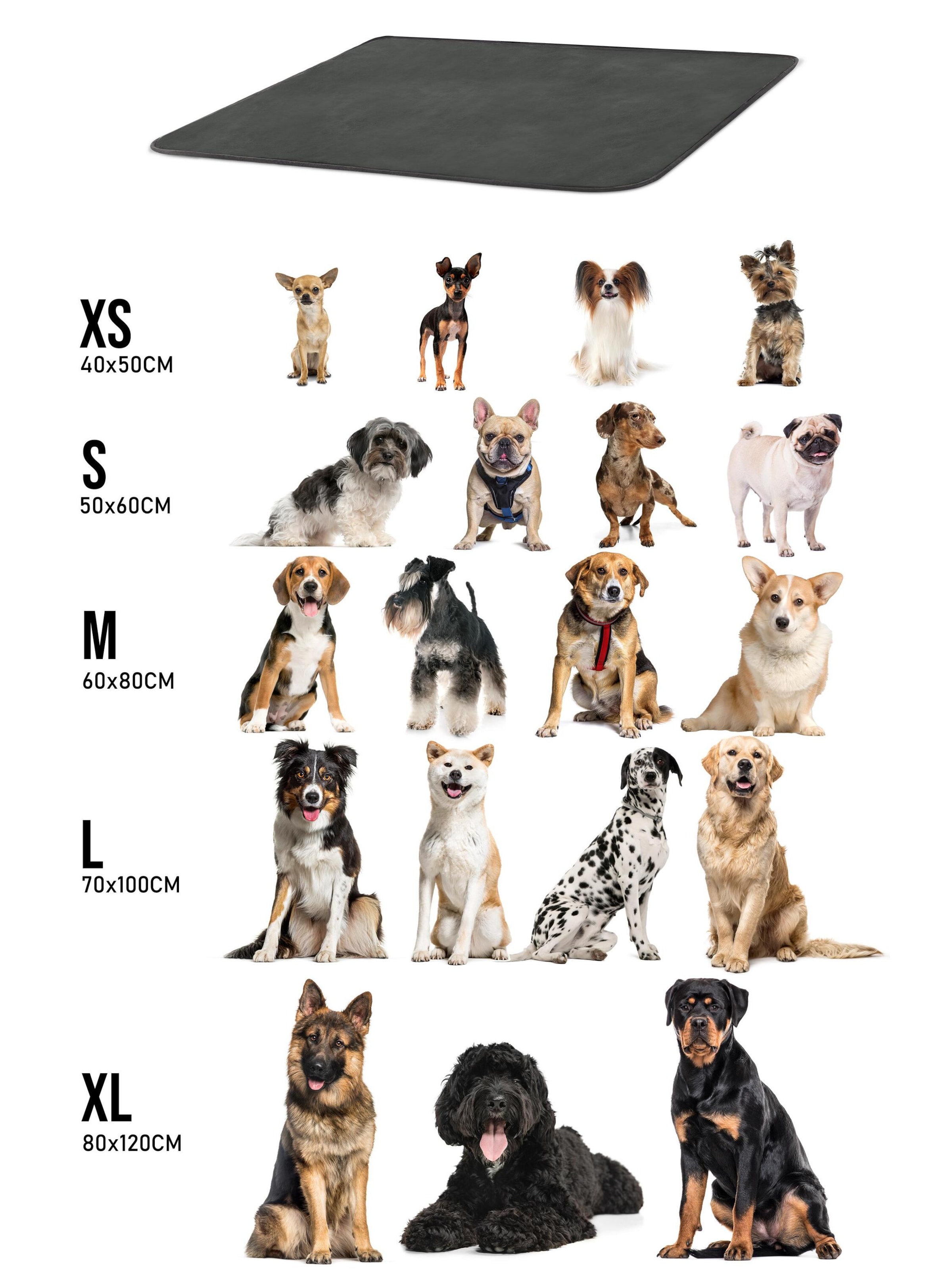 Aspero Hundedecke 'Lund' in Grau