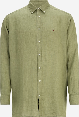 Coupe regular Chemise TOMMY HILFIGER en vert : devant