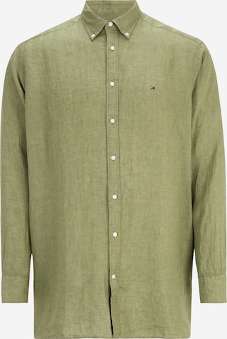 TOMMY HILFIGER Regular fit Skjorta i grön: framsida