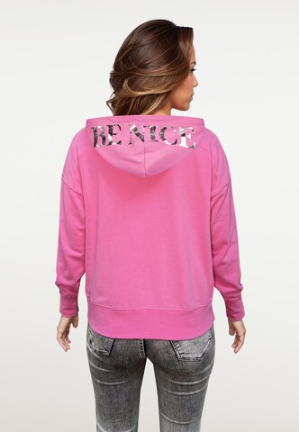 Frieda & Freddies NY Sweat Hoodie in Pink