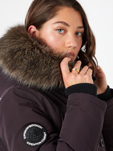Superdry Winter jacket 'Everest' in Purple