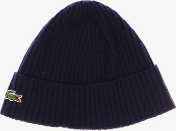 LACOSTE Hat & Cap in One size in Blue: front