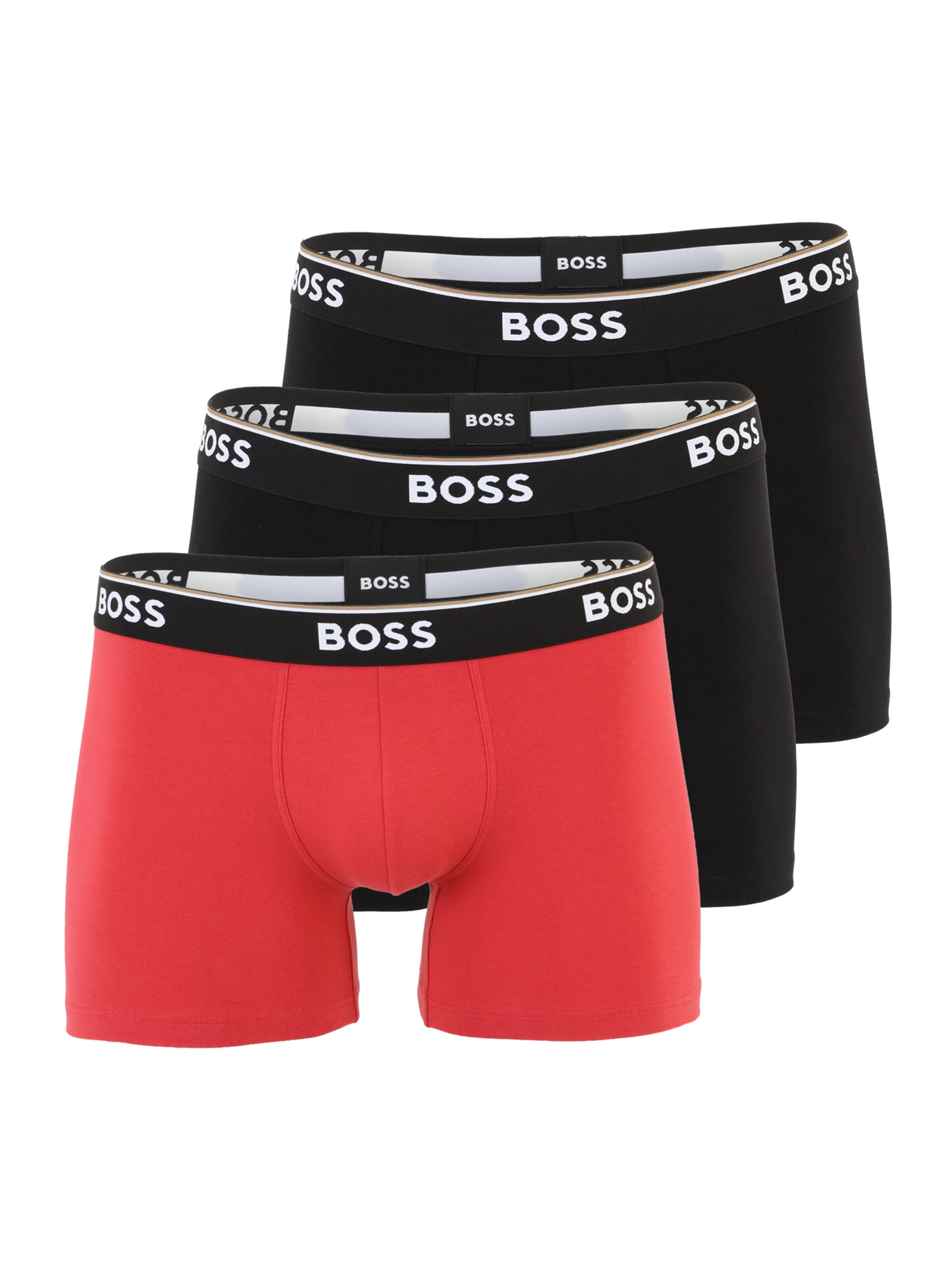 BOSS Boxershorts 'Power' i röd / svart / vit, Produktvy