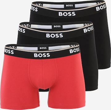 BOSS Boxershorts 'Power' i röd: framsida
