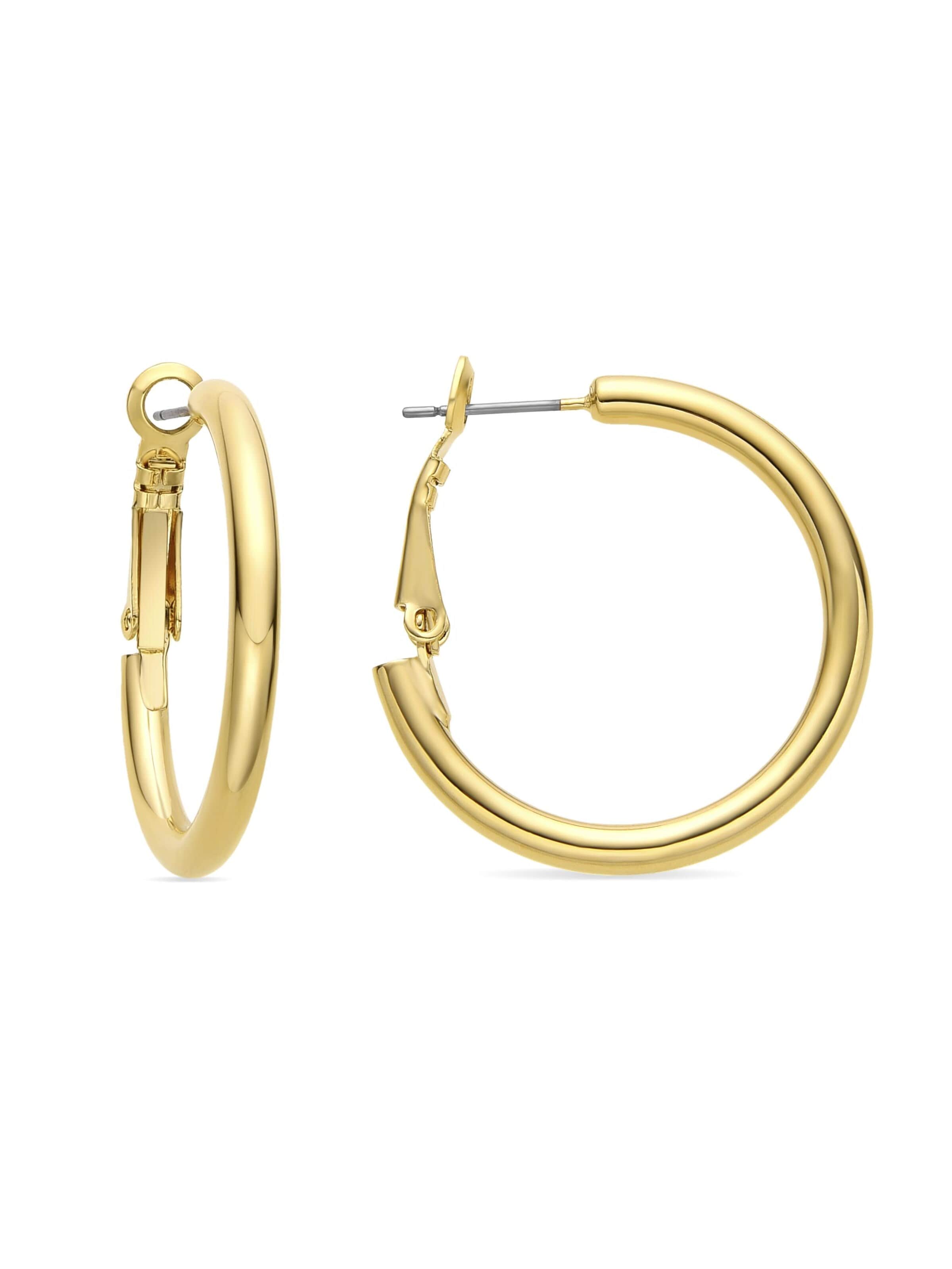 Luxenter Boucles d'oreilles 'Sadro' en One Size en or, Vue avec produit