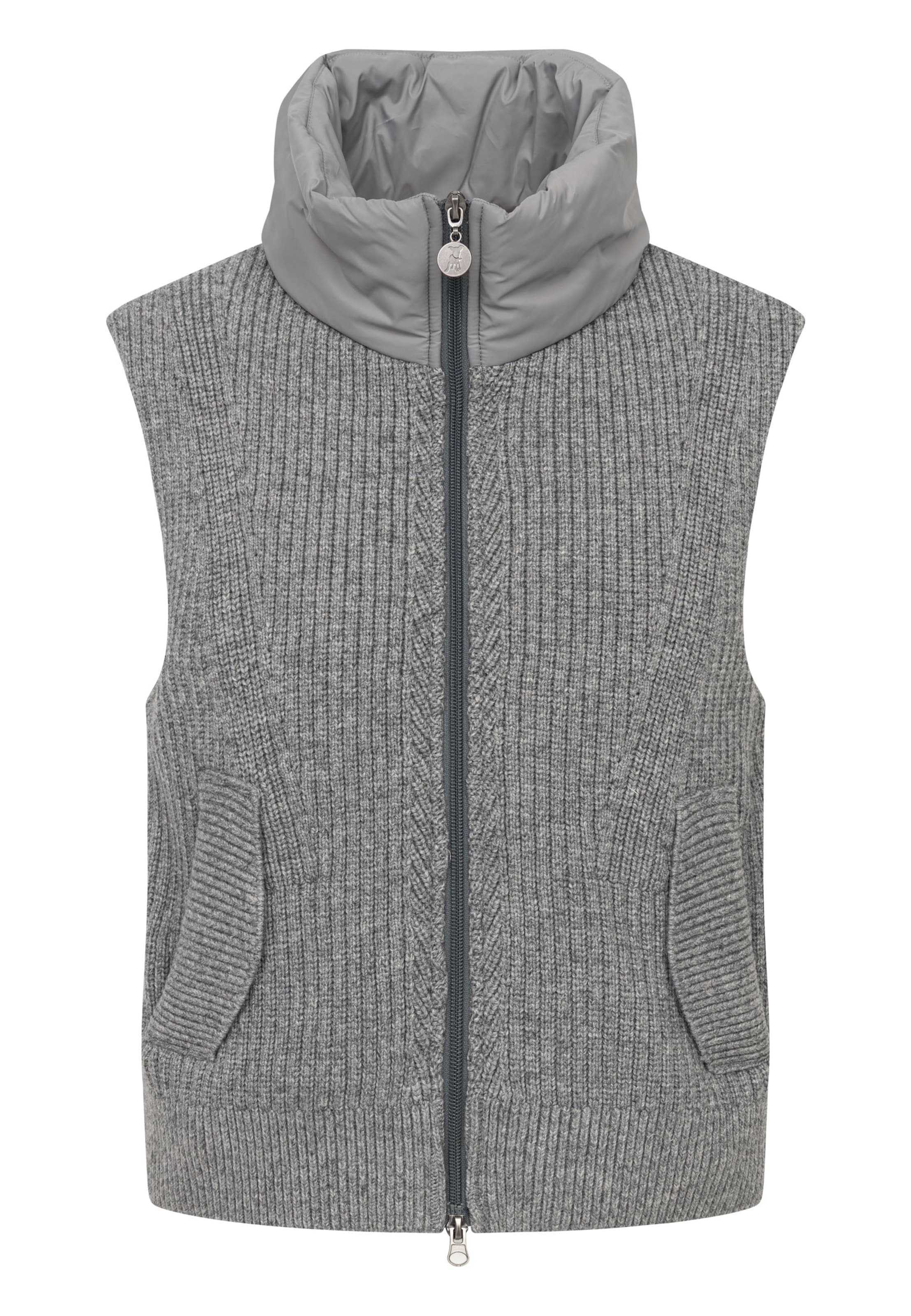 Frieda & Freddies Vest in Grey: front