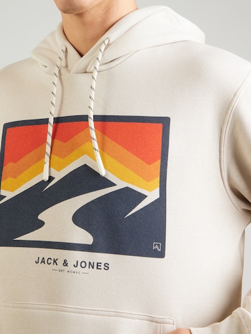 Sweat-shirt 'JJEXPLORER' JACK & JONES en gris