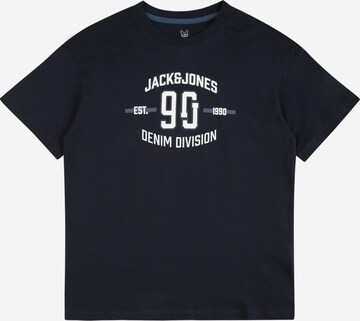 Jack & Jones Junior T-Shirt 'DIVISION' in Blau: predná strana