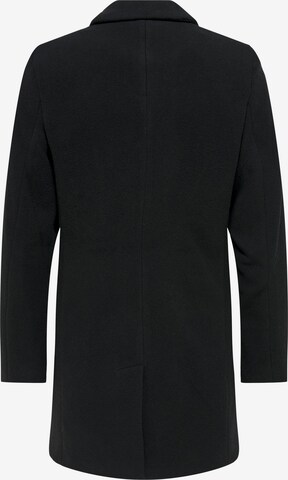 Only & Sons Between-Seasons Coat 'Jaylon' in Black