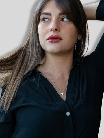 SERASAR Necklace 'Zirconia' in Silver