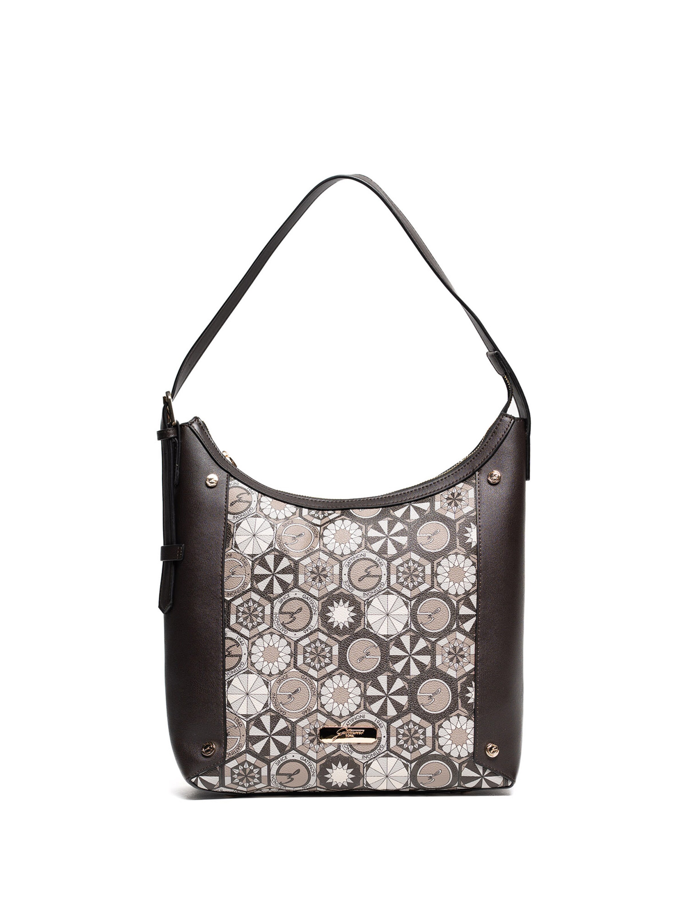 Gattinoni Handtas in Bruin: voorkant