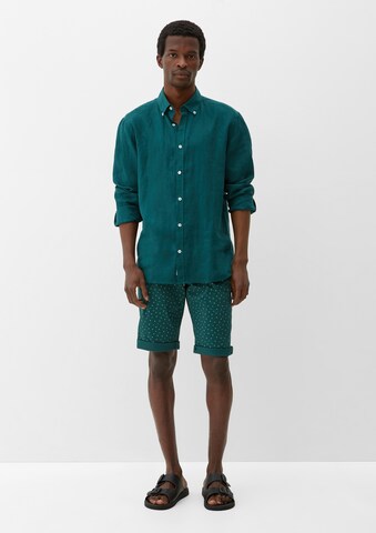 s.Oliver Slimfit Spodnie w kolorze zielony