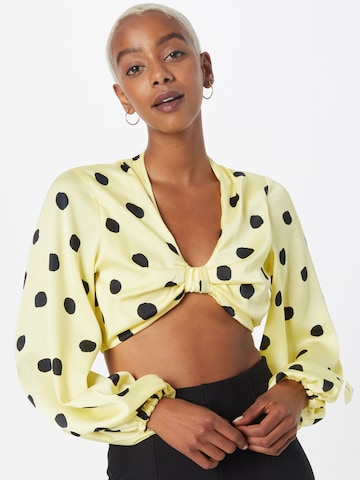 River Island Top in Yellow: front