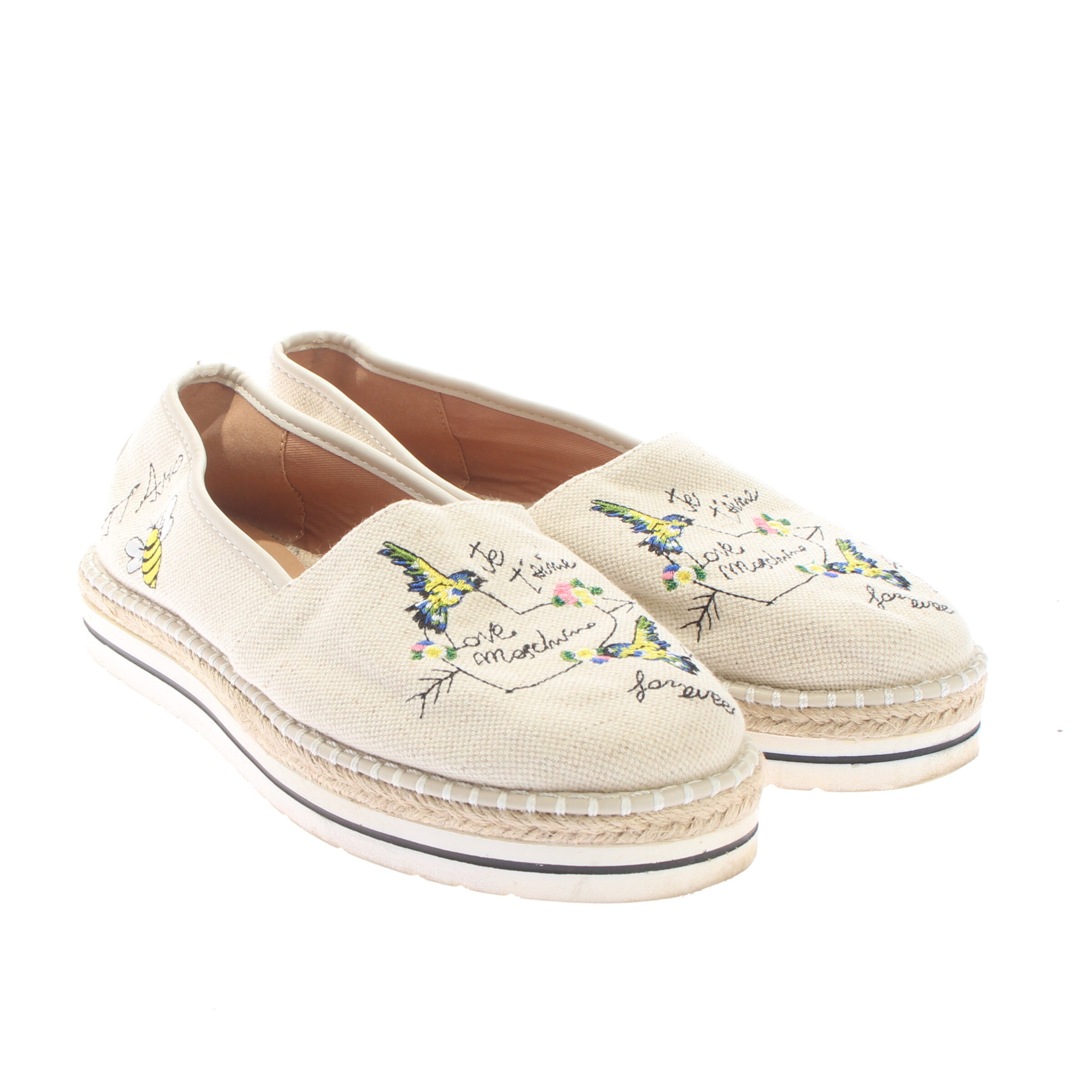 Love Moschino Flats & Loafers in 40 in Mixed colors: front