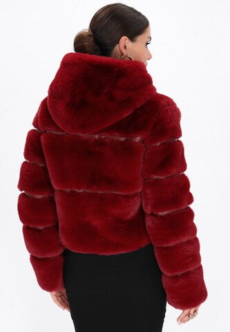 faina - Casaco de inverno em vermelho