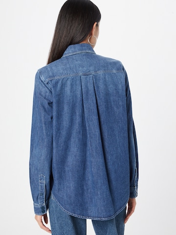 G-Star RAW Blouse 'Boxy' in Blue
