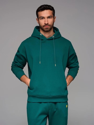 Ombre Sweatshirt 'OU-SNBC-0105' in Groen: voorkant