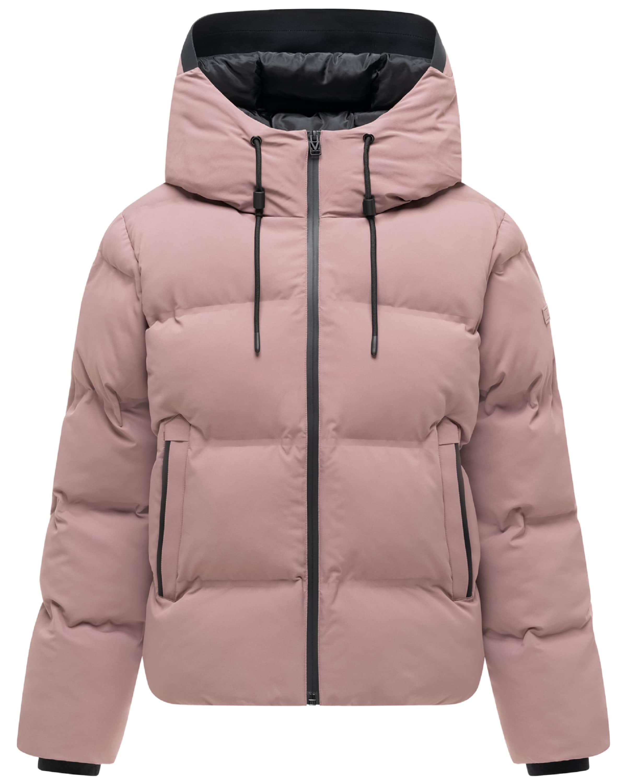 MARIKOO Winterjas 'Paddie 16' in Lila: voorkant