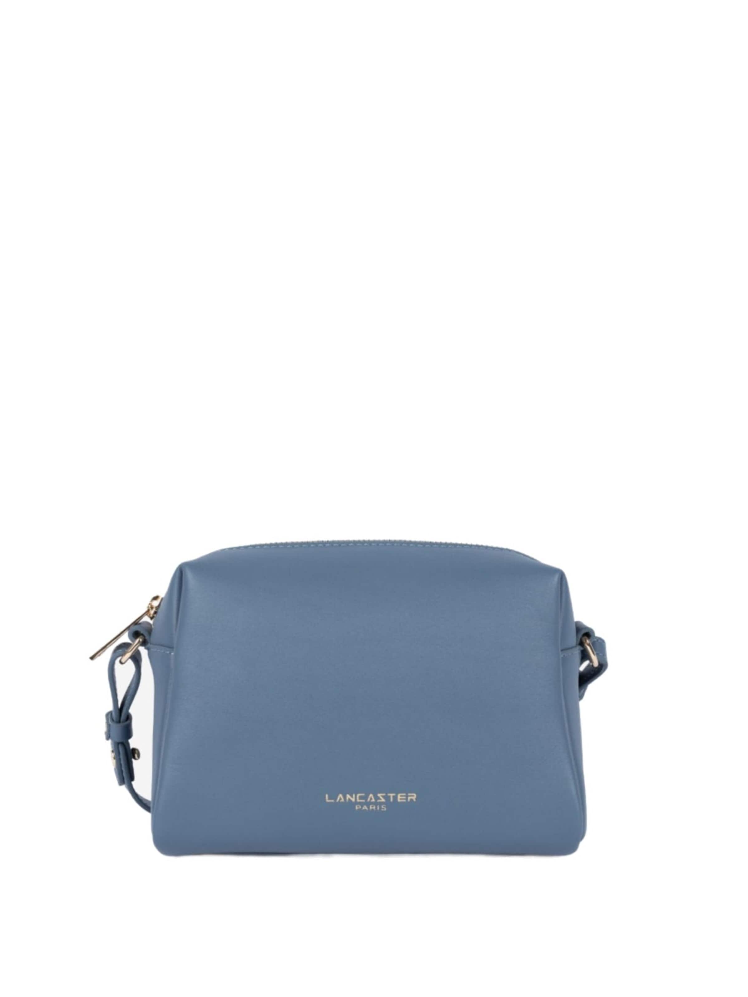 zils LANCASTER Paris Rokassomiņa 'Lancaster Sac trotteur Zippé Donna Cube Bleu Jeans': no priekšpuses