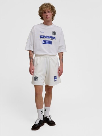 Hummel Loosefit Sportsbukser 'Gamba' i hvid