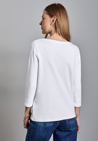 STREET ONE Basic Shirt in Weiß