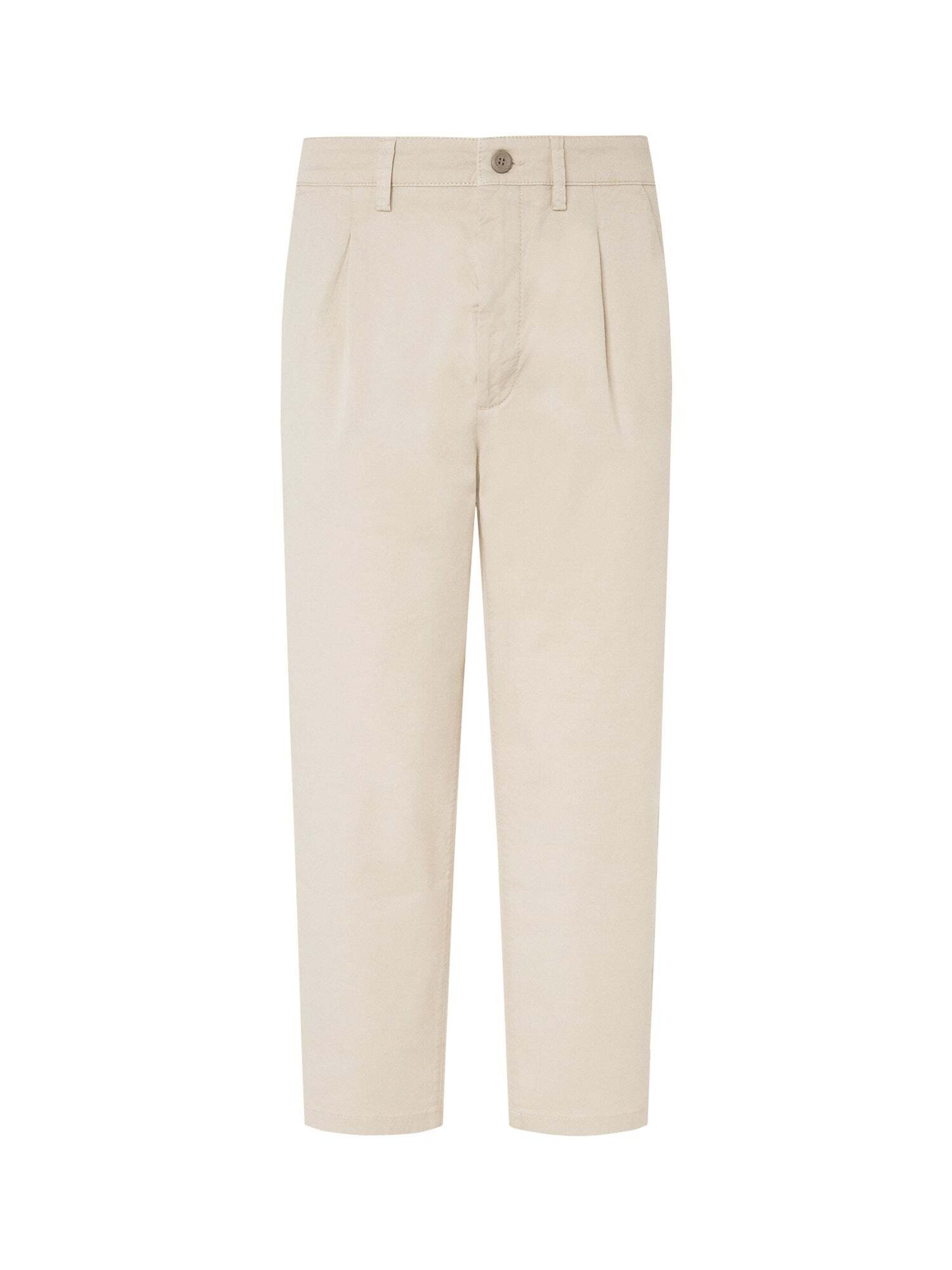 Pepe Jeans Loose fit Chino trousers in White: front