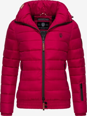 MARIKOO Steppjacke 'Poison' in Pink: predná strana