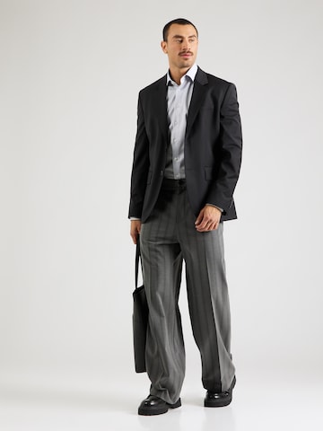OLYMP Slim fit Button Up Shirt in Grey
