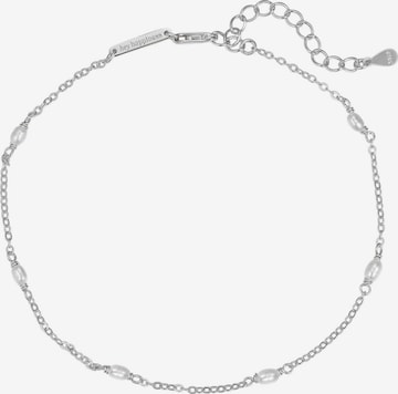 Hey Happiness Foot jewelry 'Pearl' in Silver: front