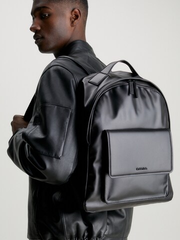 Calvin Klein Backpack 'Minimal Focus' in Black: front