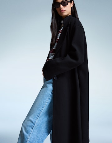 Manteau mi-saison Bershka en noir