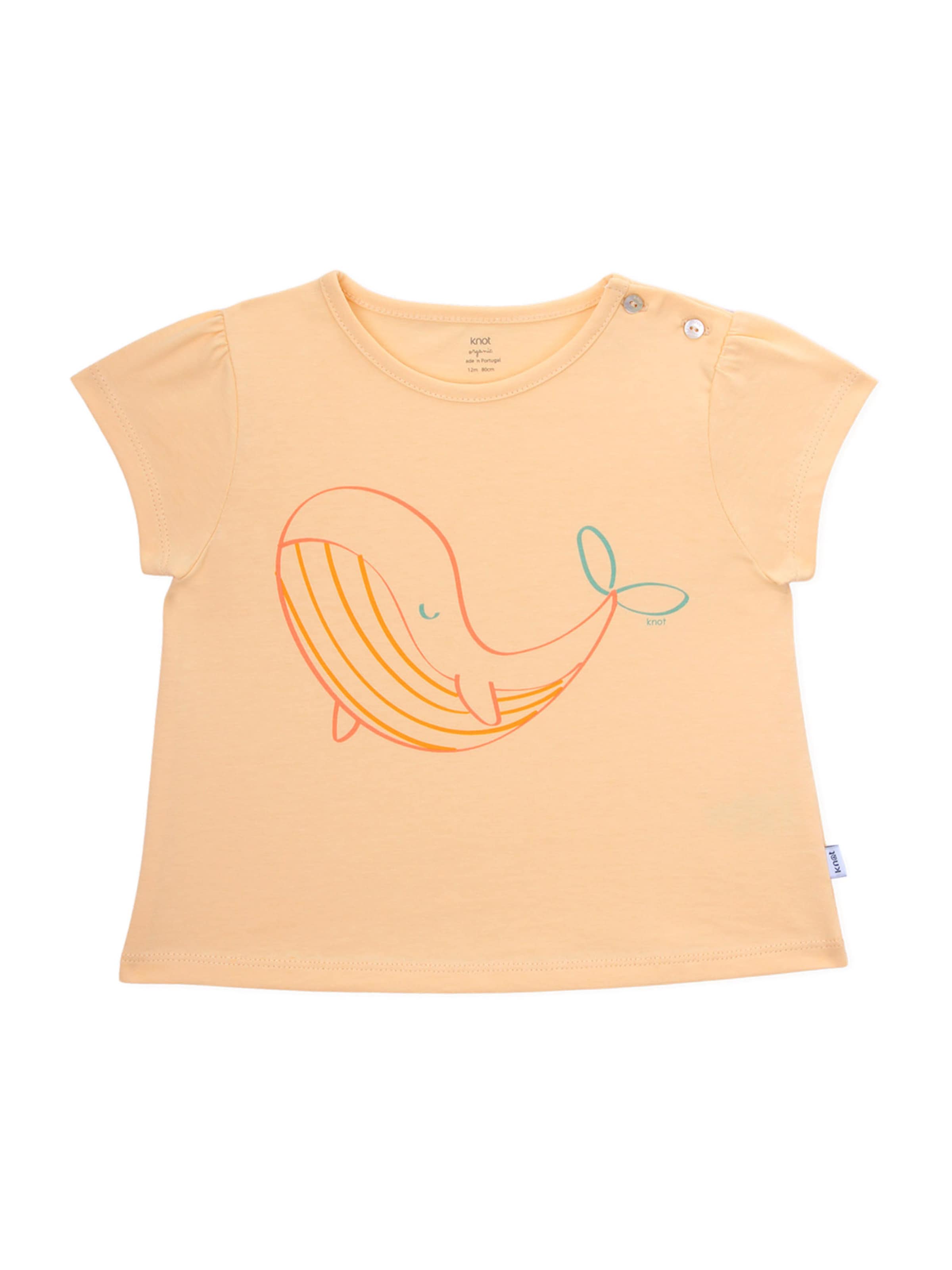 oranžs KNOT T-Krekls: no priekšpuses