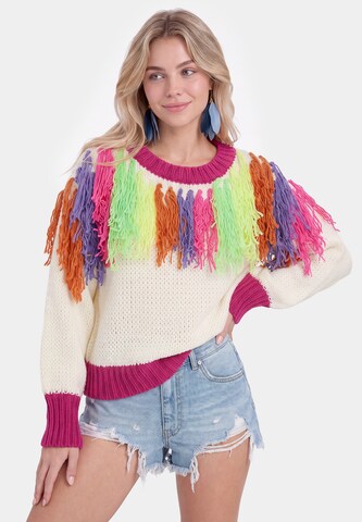 IZIA - Jersey en blanco: frente