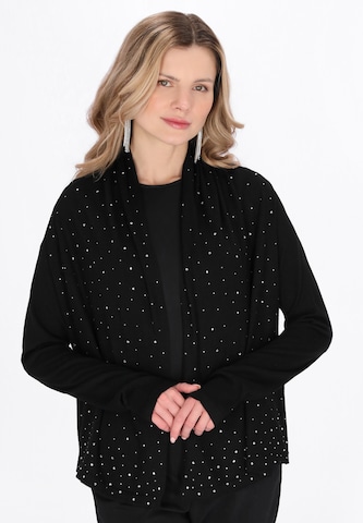 usha BLACK LABEL - Cárdigan 'Elegant' en negro: frente
